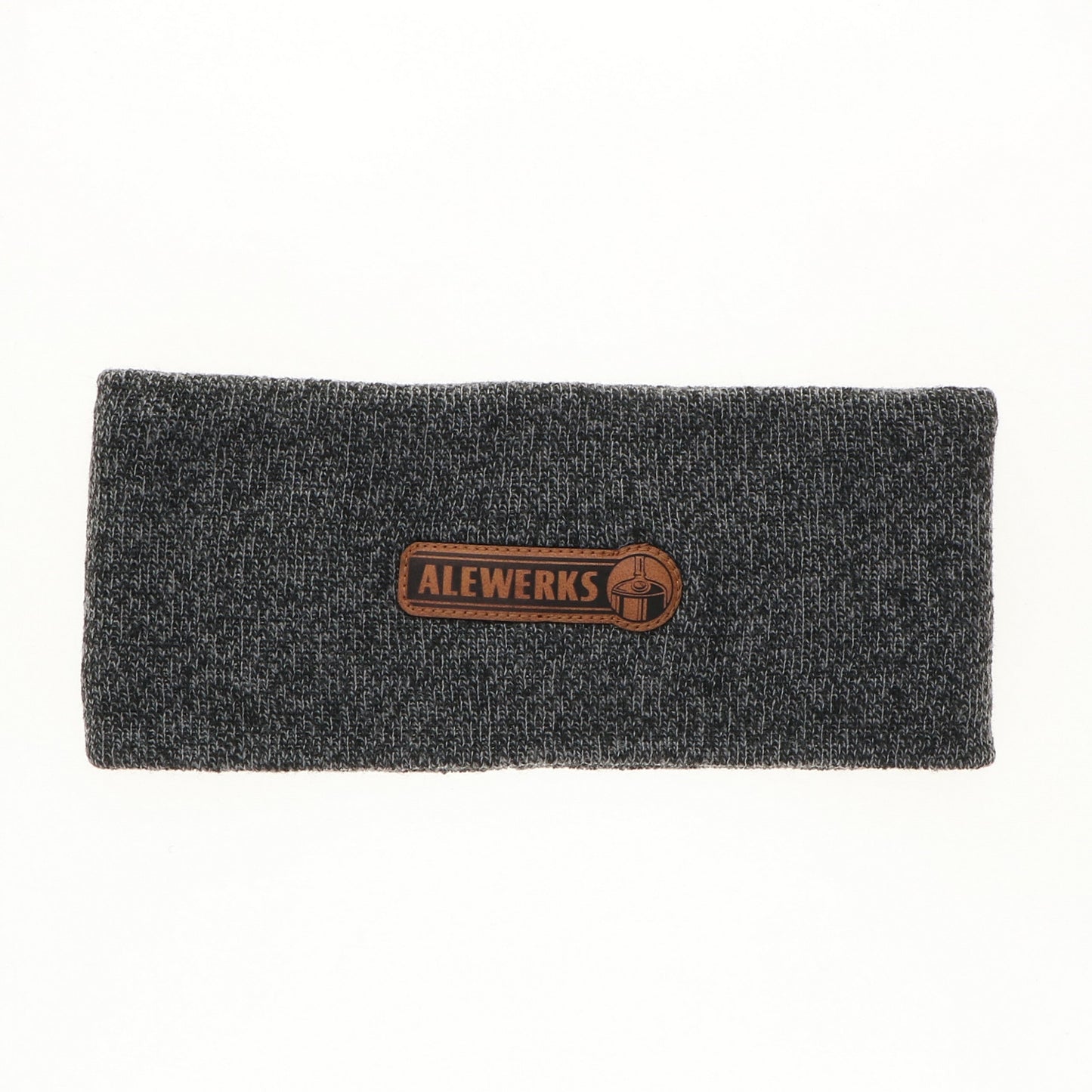 Grey Marled Knit Headband