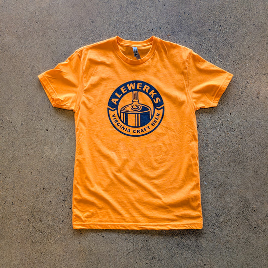 Orange Tee with Logo