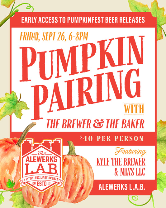 Pumpkin Brews & Sweet Bites with The Brewer & Baker