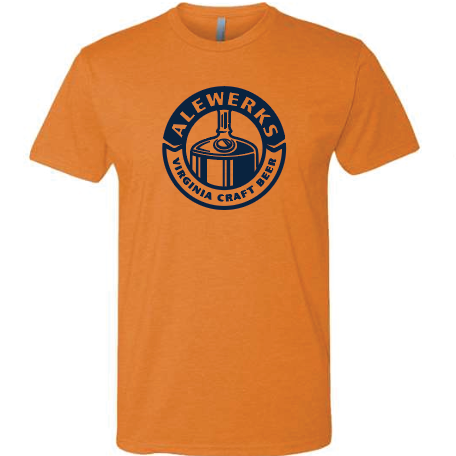 Orange Tee with Logo