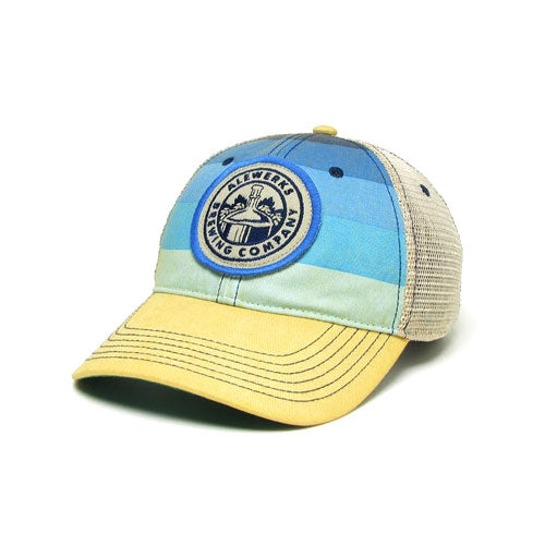 Blue Stripe Trucker